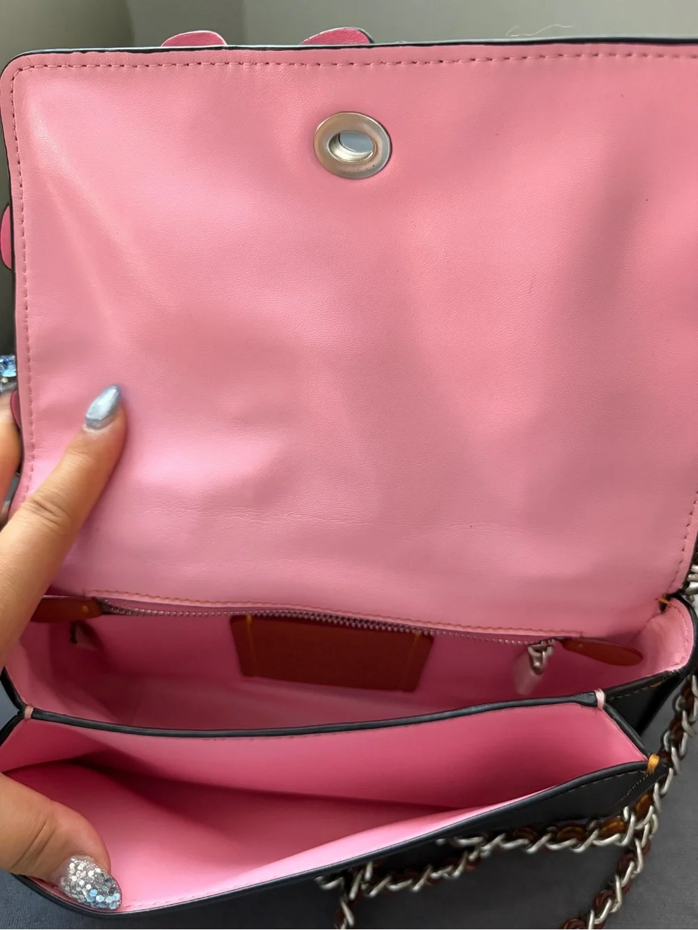 STUNNING & ULTRA-RARE Coach 1941 Tea Rose Double Dinky Satchel